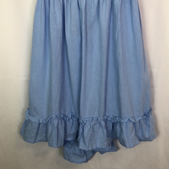 SHEIN VCAY Guipure Lace Insert Cami Mini Sundress Light Blue Dress Size 3XL - Picture 8 of 11